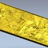 Creation of the World - high-relief STL panel for CNC