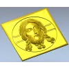 Holy Mandylion - STL 3D model for CNC bas-relief