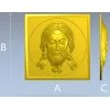 Holy Mandylion - STL 3D model for CNC bas-relief