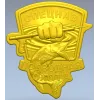 Spetsnaz Underwater Hunting Badge STL for CNC carving