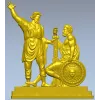 Клятва дружины - 3D модель STL для ЧПУ, барельеф в средневековом стиле