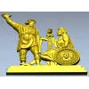 Клятва дружины - 3D модель STL для ЧПУ, барельеф в средневековом стиле