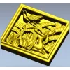 Панно "Песня птиц" - 3D модель STL для ЧПУ