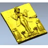 Панно "Владычица Ночи" - 3D модель STL для ЧПУ