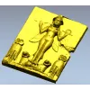 Панно "Владычица Ночи" - 3D модель STL для ЧПУ