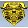Рельеф "Старый Викинг" - 3D модель STL для ЧПУ