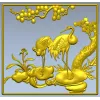Панно "Журавли у пруда" - STL модель для ЧПУ