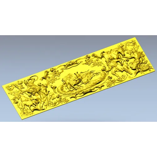 Барочное охотничье панно - 3D модель STL для ЧПУ