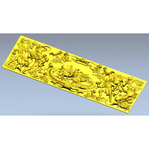 Барочное охотничье панно - 3D модель STL для ЧПУ