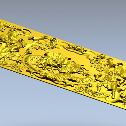 Барочное охотничье панно - 3D модель STL для ЧПУ