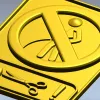 Табличка запрета с пиктограммами - 3D модель в формате STL