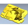 Щука - рельефная 3D модель STL для ЧПУ