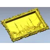 Taj Mahal Framed Relief STL for CNC