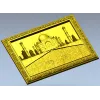 Taj Mahal Relief Panel STL - 3D model for CNC milling