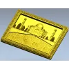 Taj Mahal Relief Panel STL - 3D model for CNC milling