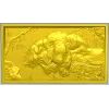 Тигр на скале - рельефная 3D модель STL для ЧПУ