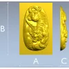 Рельефная 3D модель тигра в формате STL для ЧПУ
