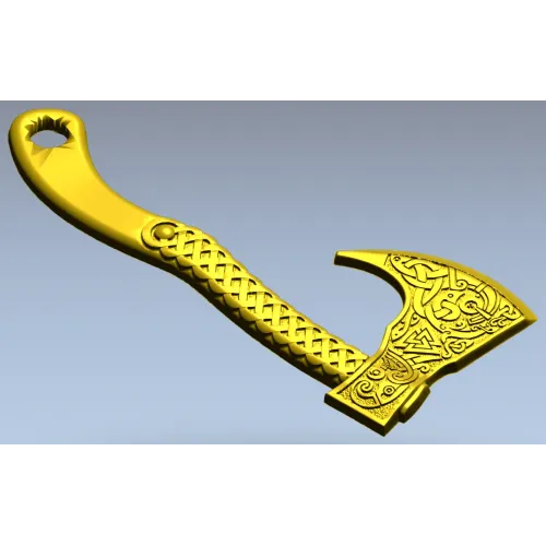 Рунический подвесной топор - 3D модель STL для ЧПУ