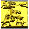 3D модель "Три барана у скалы" - stl панель для ЧПУ