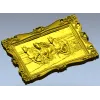Three Horses on the Shore - high-relief STL 3D model for CNC