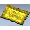 Three Horses on the Shore - high-relief STL 3D model for CNC