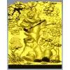 Timid Hunter - high-relief STL panel for CNC milling