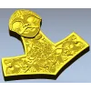 Молот северного лика - STL модель для ЧПУ