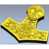 Молот северного лика - STL модель для ЧПУ