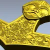 Молот северного лика - STL модель для ЧПУ
