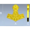 Молот северного лика - STL модель для ЧПУ