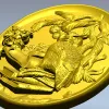 Scholar's Owl Oval Relief STL