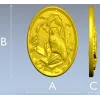 Scholar's Owl Oval Relief STL