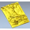 Рельефное панно "Утро в лесу" - 3D модель STL для ЧПУ