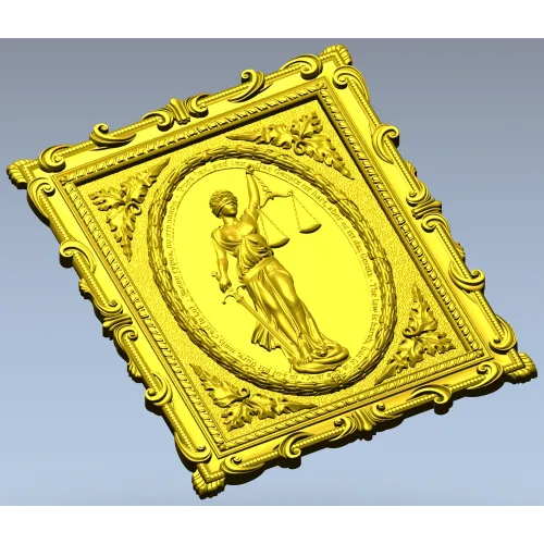 Themis Lady of Justice relief STL for CNC