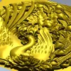STL модель "Феникс в цветочной рамке" - 3D рельеф для ЧПУ