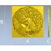 STL модель "Феникс в цветочной рамке" - 3D рельеф для ЧПУ