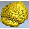 Феникс-рельеф в стиле павлина - 3D модель STL для ЧПУ