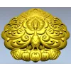 Феникс-рельеф в стиле павлина - 3D модель STL для ЧПУ