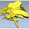 Fairy bas-relief STL for CNC router