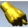 3D модель руки в жесте "Дуля" - stl для ЧПУ