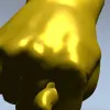 3D модель руки в жесте "Дуля" - stl для ЧПУ