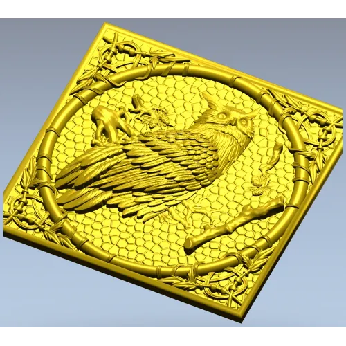 Лесной филин - 3D модель STL для ЧПУ