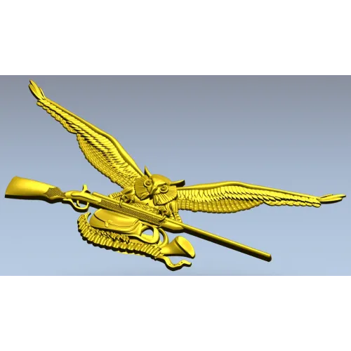 Филин-охотник - 3D модель STL для ЧПУ