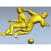 Футбольный барельеф - 3D модель STL для ЧПУ