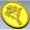 Винтажный овальный медальон "Ваза с розами" - STL модель для ЧПУ