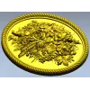 Медальон с цветочным букетом - 3D модель STL для ЧПУ