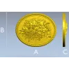 Медальон с цветочным букетом - 3D модель STL для ЧПУ