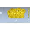Лукошко с цветами - рельефная 3D модель STL для ЧПУ