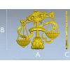 Барочные весы "Либра" - 3D модель в формате STL для ЧПУ