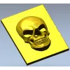 3D модель черепа в высоком рельефе (STL) для ЧПУ